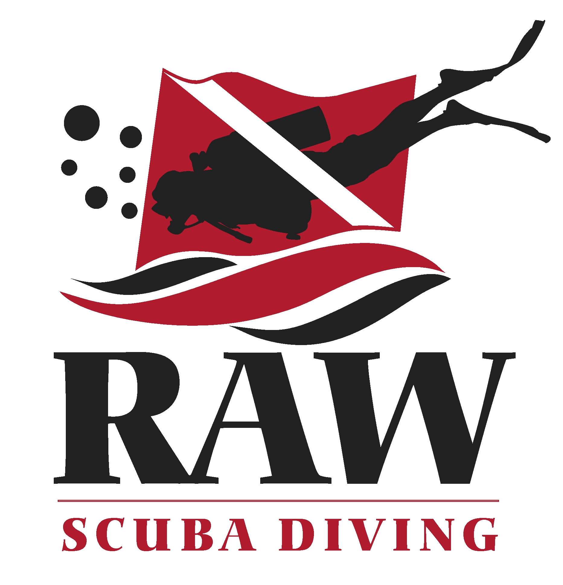 RAW Scuba Diving logo